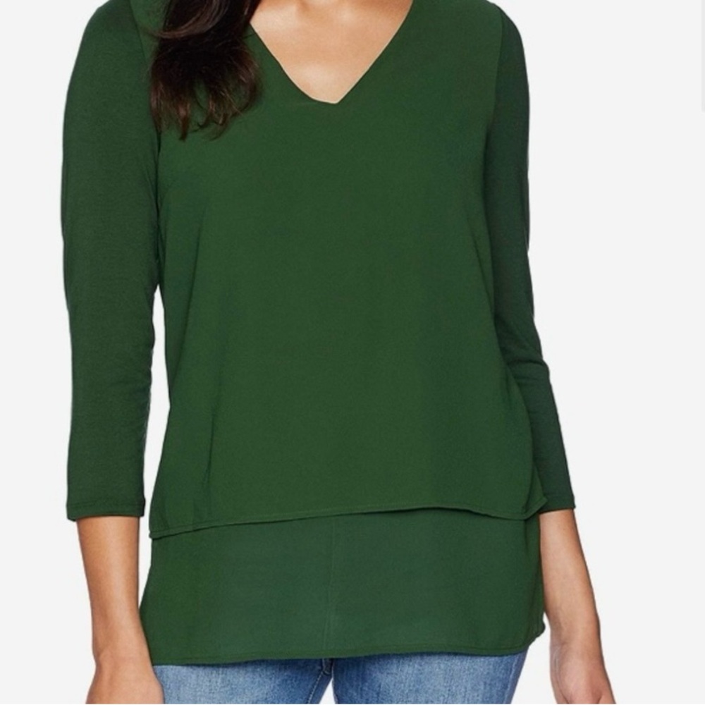 Michael Kors. Green blouse.new